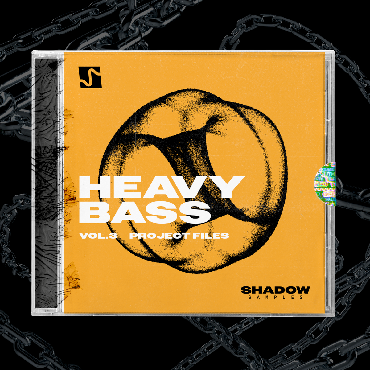 Shadow Samples Heavy Bass Vol.3 Project Files CD Pack Design