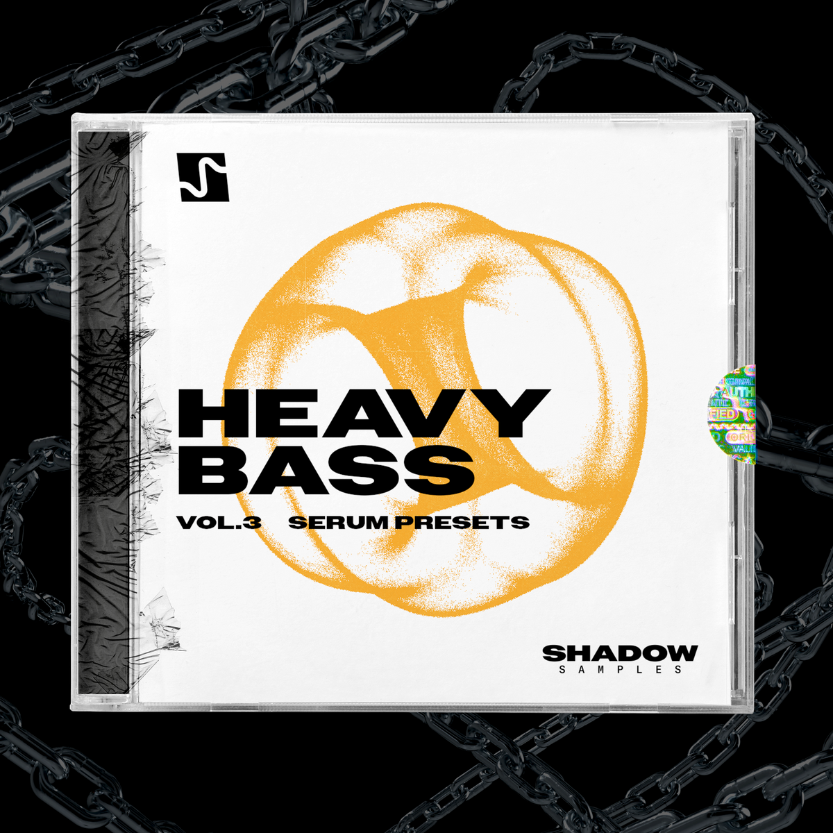 Shadow Samples Heavy Bass Vol.3 Serum Presets CD Pack Design