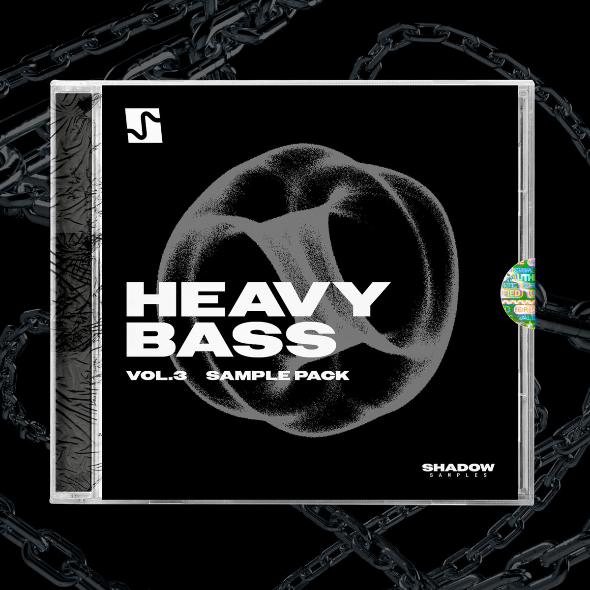Shadow Samples Heavy Bass Vol.3 Sample Pack CD Pack Design