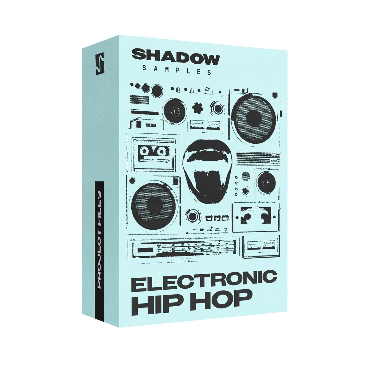 Shadow Samples Electronic Hip Hop Sample Pack Box Art Project Files Pack
