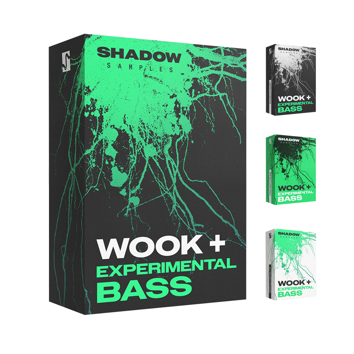 Shadow Samples Wook + Experimental Bass Overview Collection Sample Pack Serum 2 Presets Project Files + Stems Ableton FL Studio Box Art