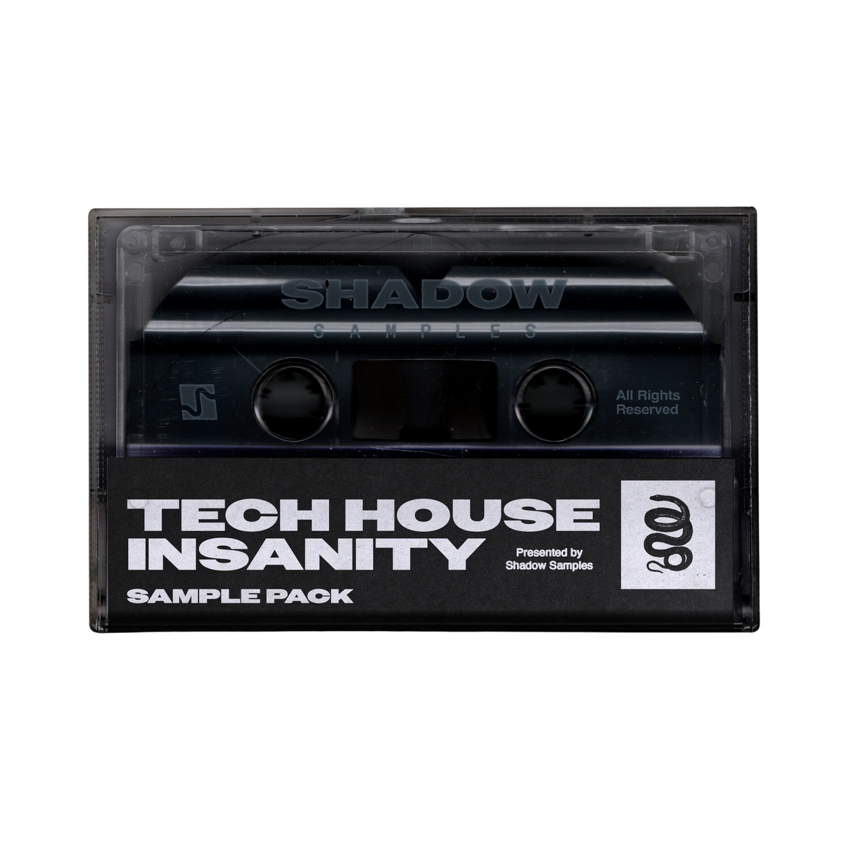 Shadow Samples Tech House Insanity Sample Pack Cassette Design