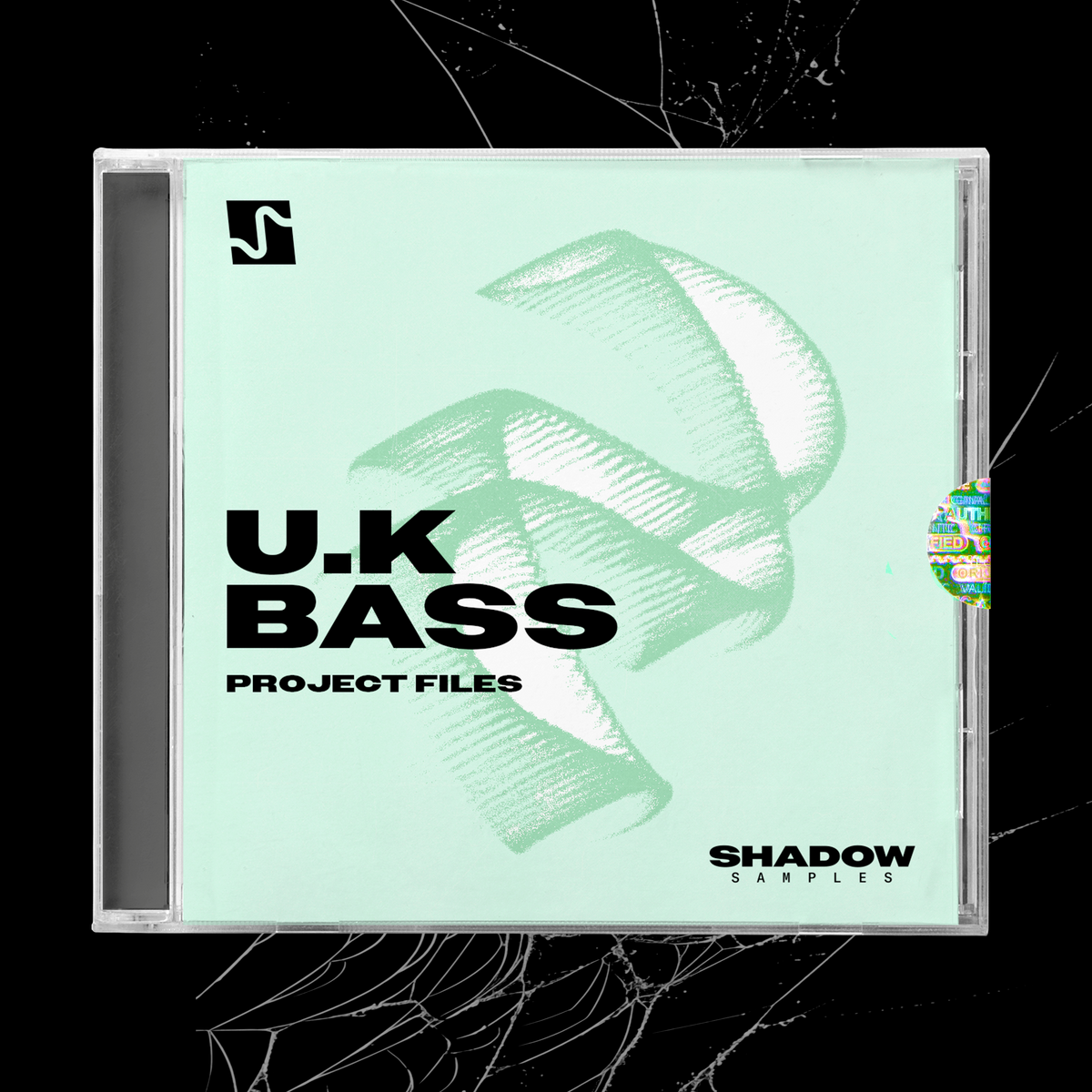 Shadow Samples UK Bass Vol.1 Project Files CD Pack Design