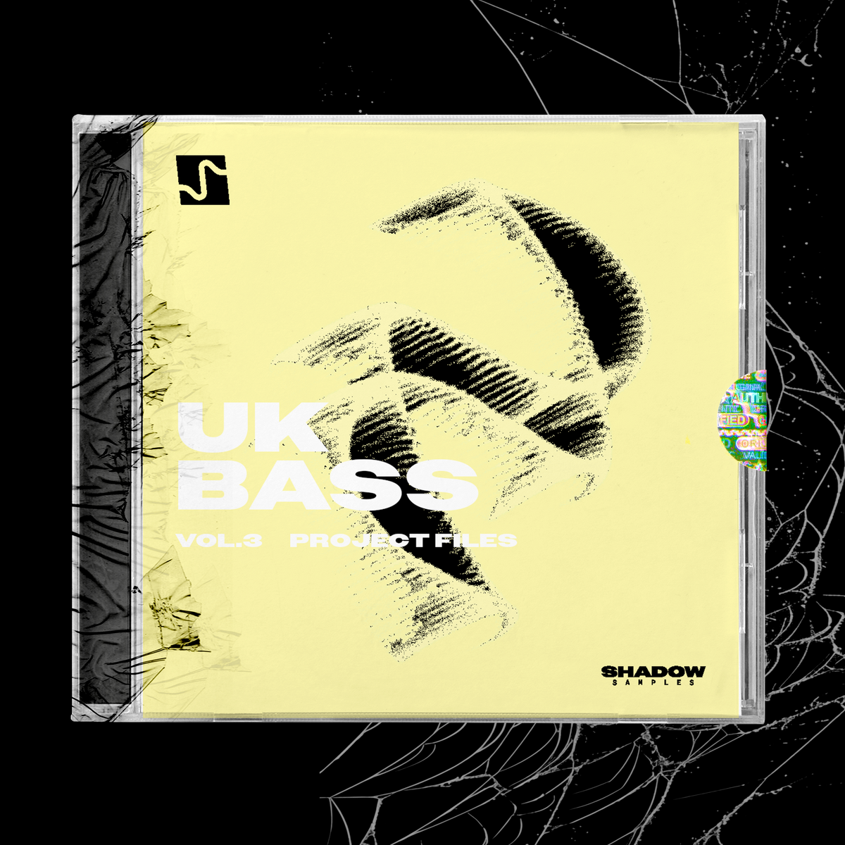 Shadow Samples UK Bass Vol.3 Project Files CD Pack Design