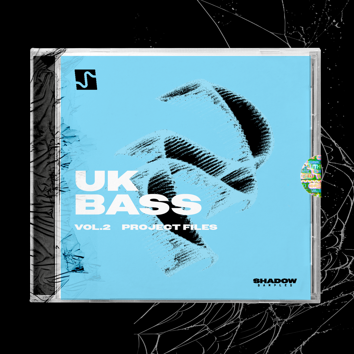 Shadow Samples UK Bass Vol.2 Project Files CD Pack Design