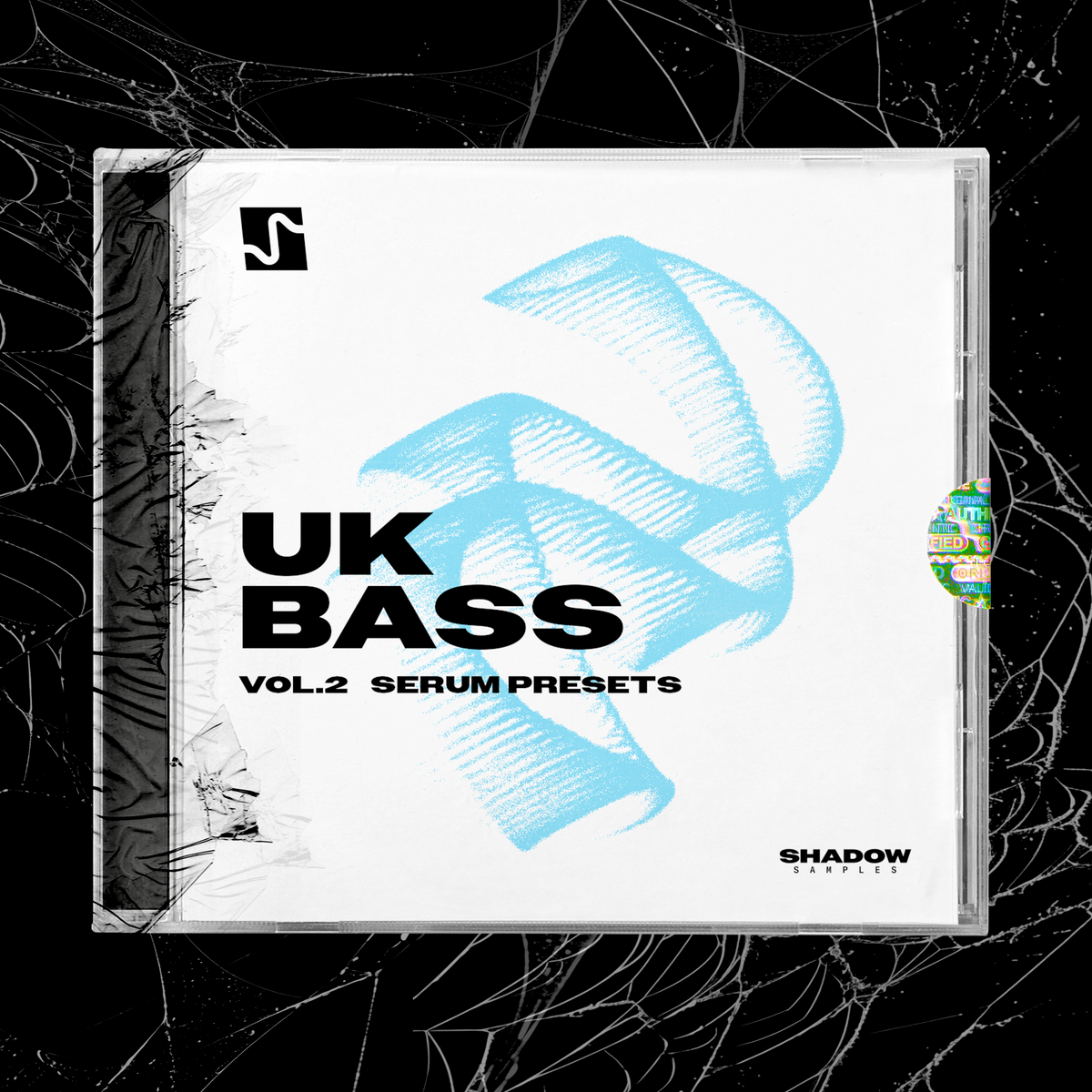 Shadow Samples UK Bass Vol.2 Serum Presets CD Pack Design