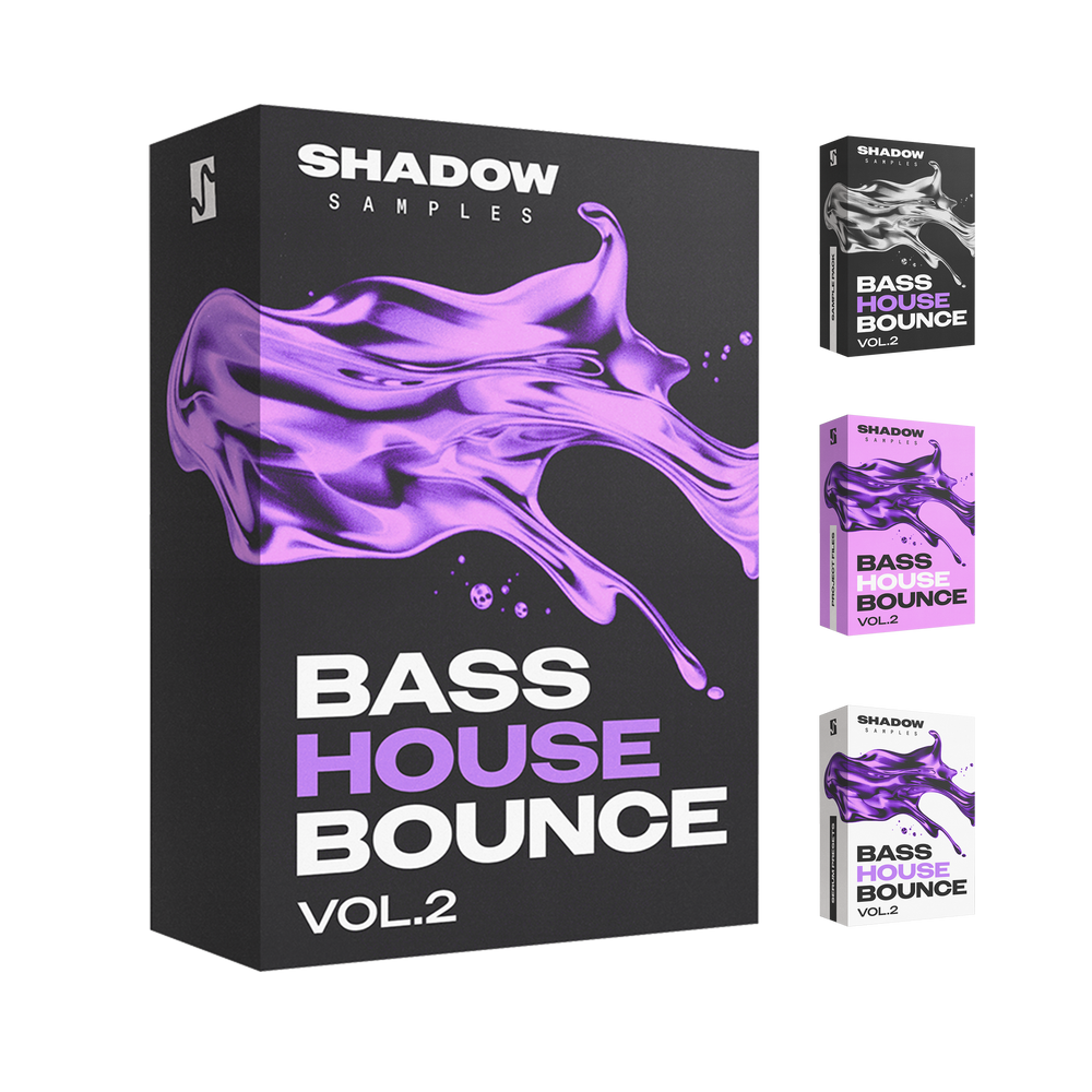 Shadow Samples Bass House Bounce Vol.2 Box Art Sample Pack Serum 2 Presets Project Files Collection Bundle Overview