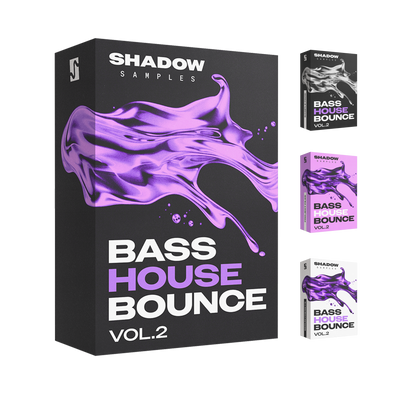 Shadow Samples Bass House Bounce Vol.2 Box Art Sample Pack Serum 2 Presets Project Files Collection Bundle Overview