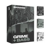 Shadow Samples Grime + Bass Overview Collection Sample Pack Serum 2 Presets Project Files + Stems Ableton FL Studio Box Art