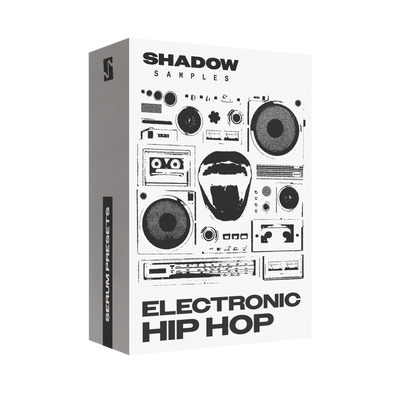 Shadow Samples Electronic Hip Hop Sample Pack Box Art Serum 2 Presets Pack