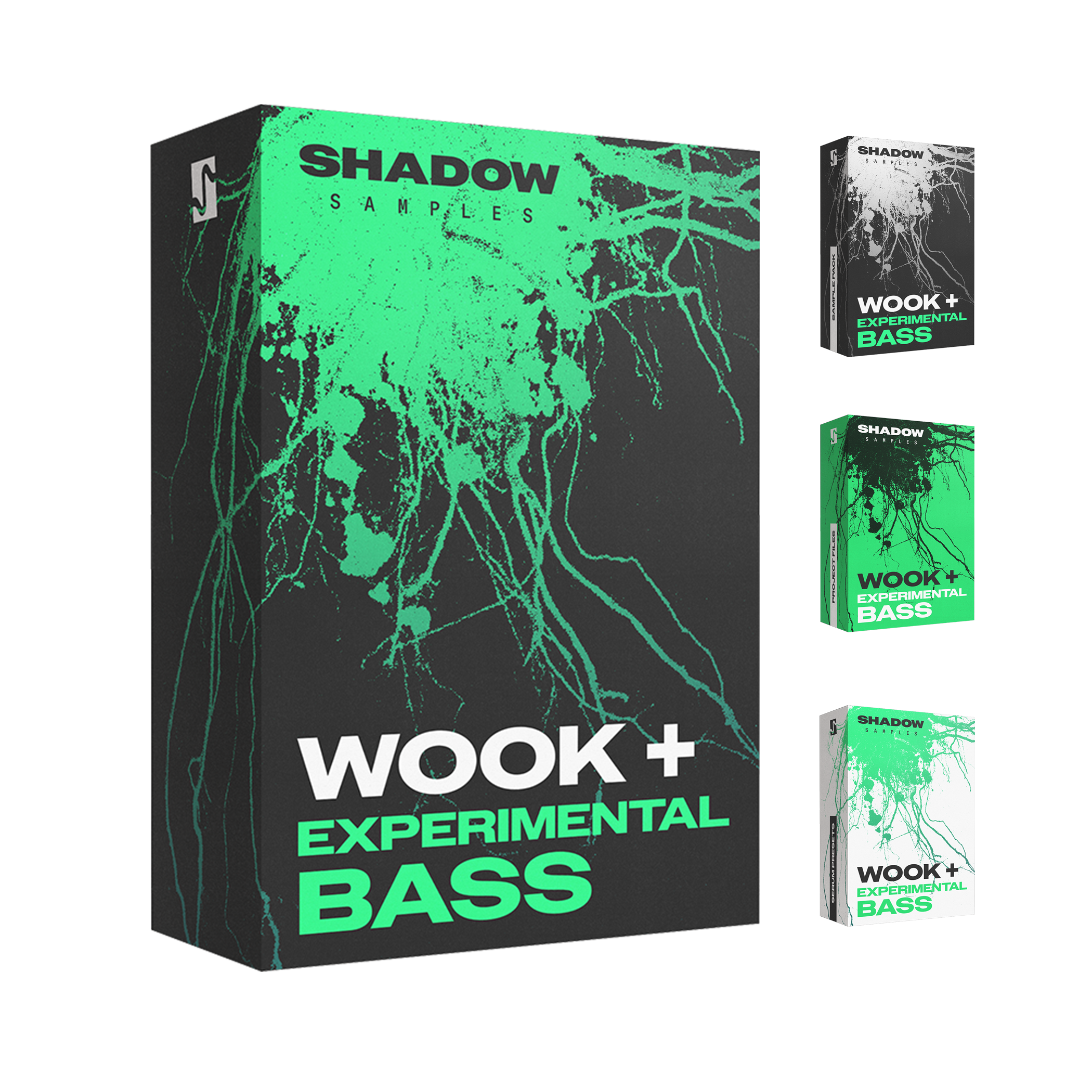 Shadow Samples Wook + Experimental Bass Overview Collection Sample Pack Serum 2 Presets Project Files + Stems Ableton FL Studio Box Art