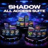 Shadow Samples All Access Suite: Product Image, 3D Box Art, Sample packs, Bundles, Dubstep, House, Serum 2, Riddim, Foghorn, Vocal, Baile, Bass, UK Garage, Heavy, Tech House